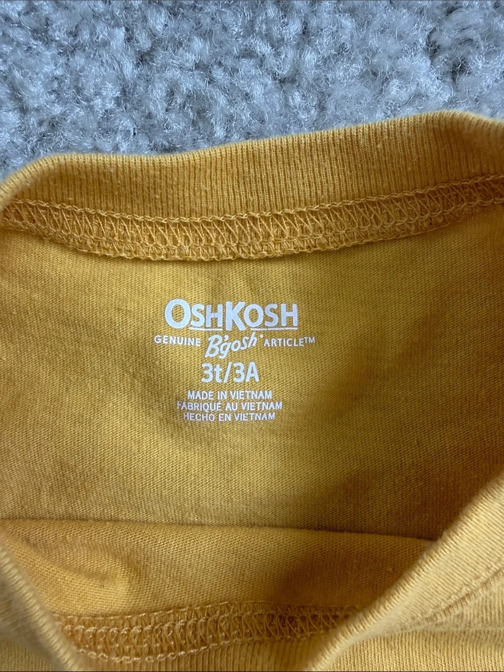 OshKosh Bgosh mustard long